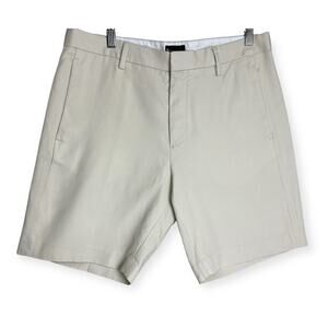 Light Tan Mens H&M Slim Fit Chino Shorts Size 33